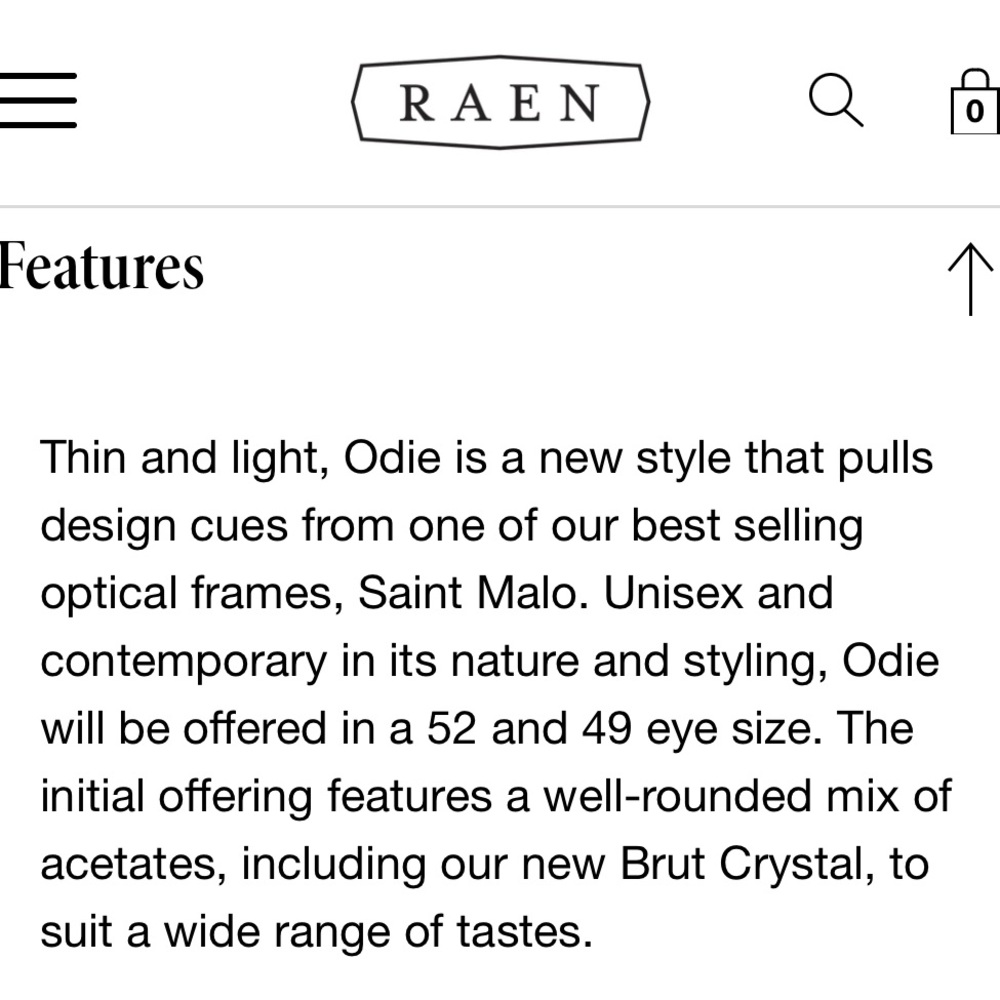 RAEN Odie Specs - Picture 5 of 5